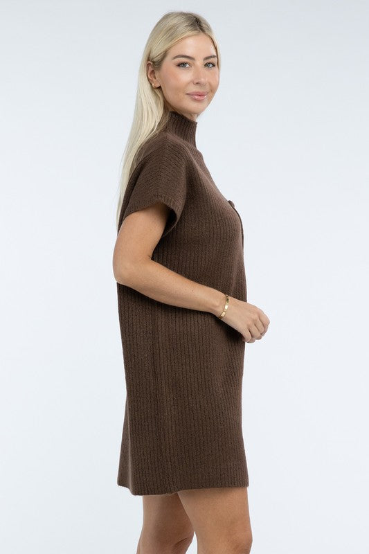 Zenana Sweater Mini Dress (Multiple Colors!)