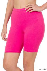 Zenana Premium Cotton Biker Shorts