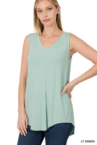 Zenana Mint Sleeveless Tank
