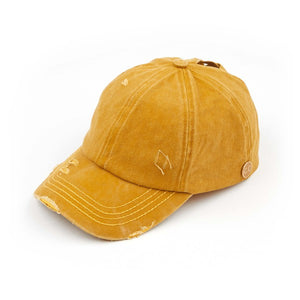 C.C. Solid Criss-Cross Cap