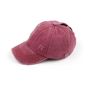 C.C. Solid Criss-Cross Cap