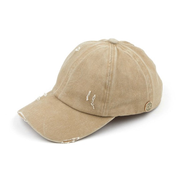 C.C. Solid Criss-Cross Cap