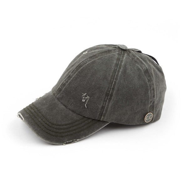 C.C. Solid Criss-Cross Cap