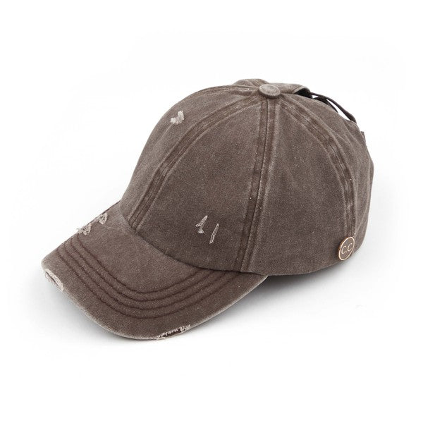 C.C. Solid Criss-Cross Cap