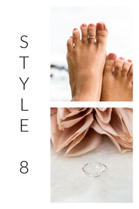 Sterling Silver Toe Rings