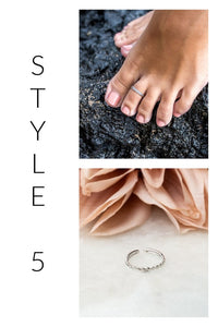 Sterling Silver Toe Rings