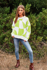 D & D Geo Pullover Knit Sweater (3 colors!)