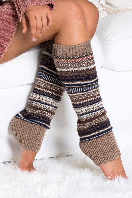 Fair Isle Legwarmers