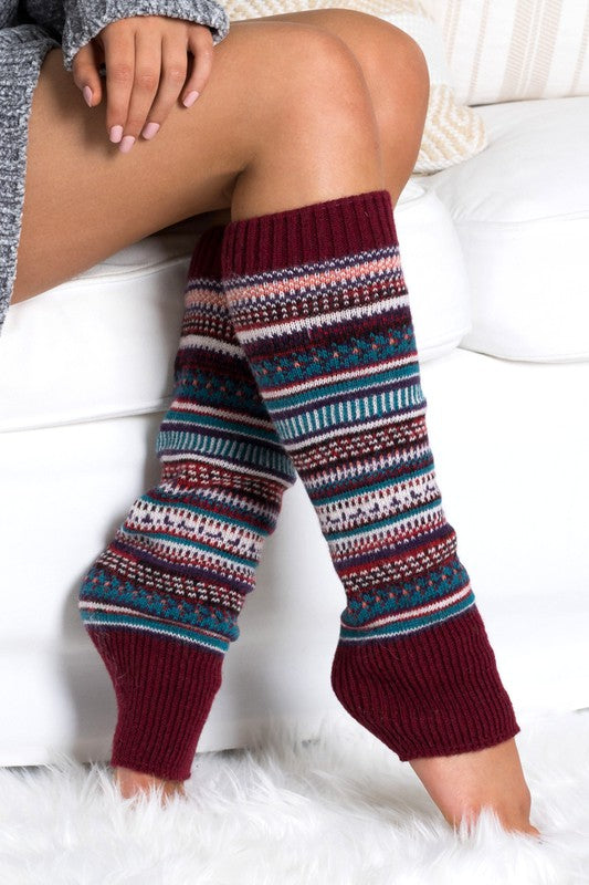 Fair Isle Legwarmers