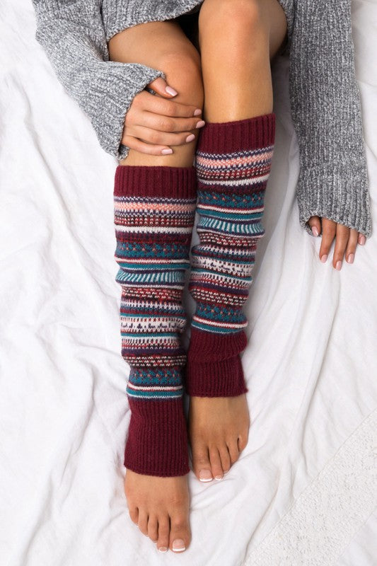 Fair Isle Legwarmers
