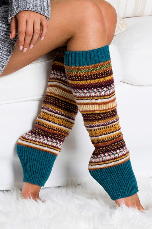 Fair Isle Legwarmers