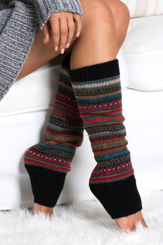 Fair Isle Legwarmers