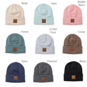 CC Heathered Boyfriend Beanie