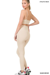 Zenana Athletic Cami Bra & Leggings Set