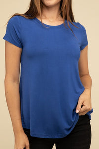 Zenana Flowy Round Hem T-shirt