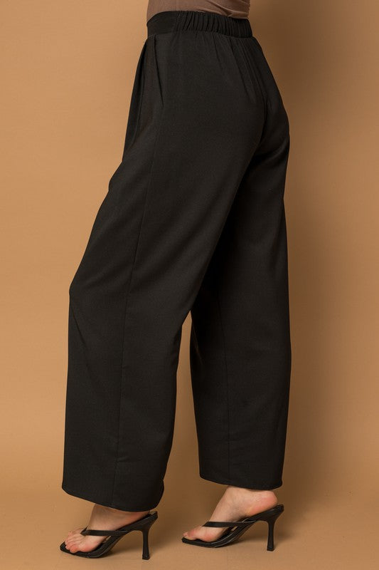 Classic Black Wide Leg Pants