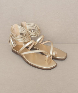 Oasis Society Abril Ankle Wrap Sandal