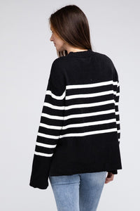 Bibi Falling For You Striped Sweater