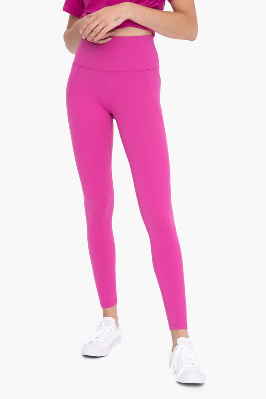 Mono B Solid High Waist Leggings