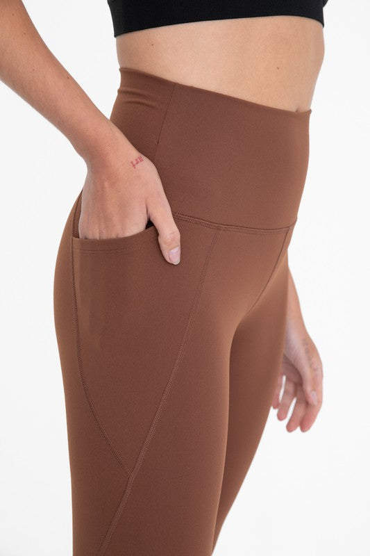 Mono B Solid High Waist Leggings