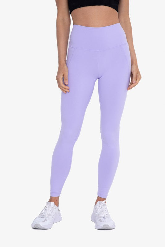 Mono B Solid High Waist Leggings