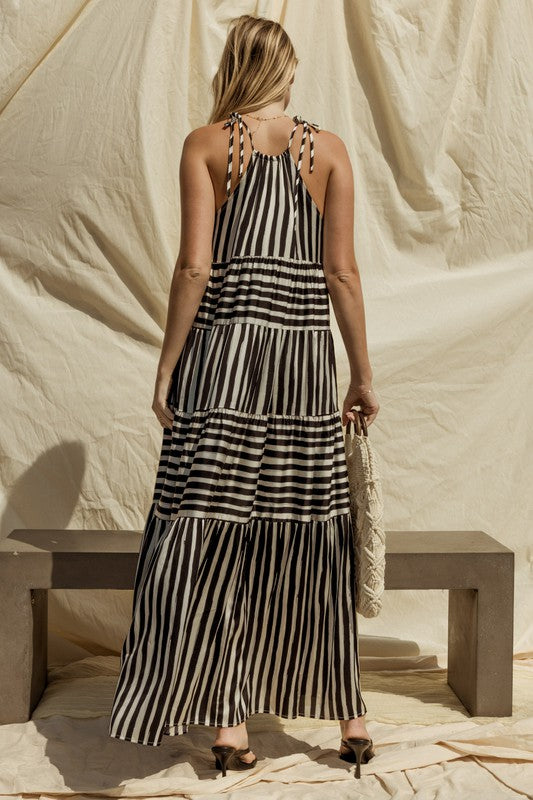 Gilli Making Moves Striped Maxi Dress