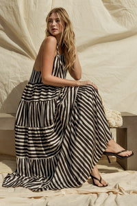 Gilli Making Moves Striped Maxi Dress