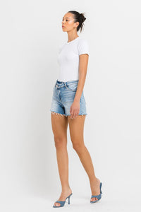 High Rise Criss Cross Shorts