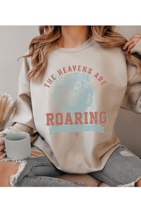 PREORDER The Heavens Are Roaring Graphic Fleece Sweatshirt
