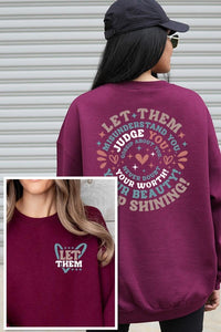 PREORDER Let Them Graphic Fleece Sweatshirt