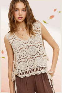 Summer Vibes Crochet Vest Top