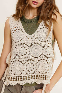 Summer Vibes Crochet Vest Top