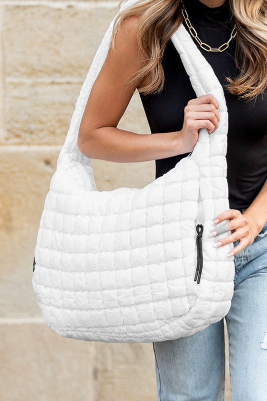 Taylor Quilted Puffer Tote