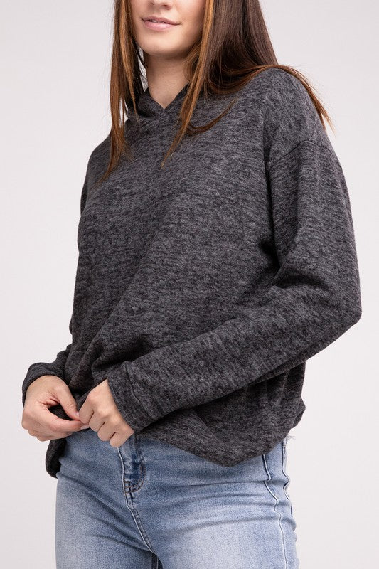 Zenana Brushed Hacci Sweater (Multiple Colors!)