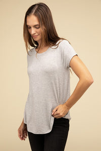 Zenana Flowy Round Hem T-shirt