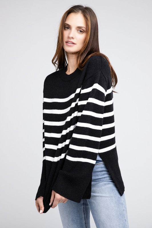 Bibi Falling For You Striped Sweater