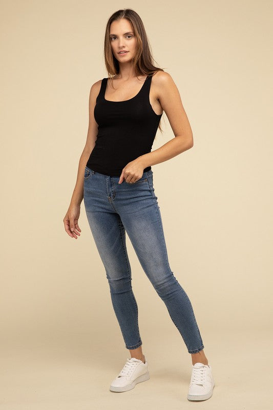 Zenana Double Layer Tank Top