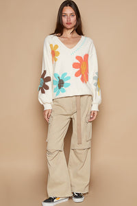 POL Flower Power Sweater