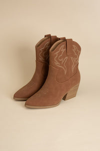 Blazing Western Boots - Blue & Brown