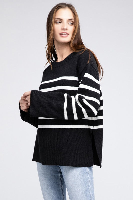 Bibi Falling For You Striped Sweater