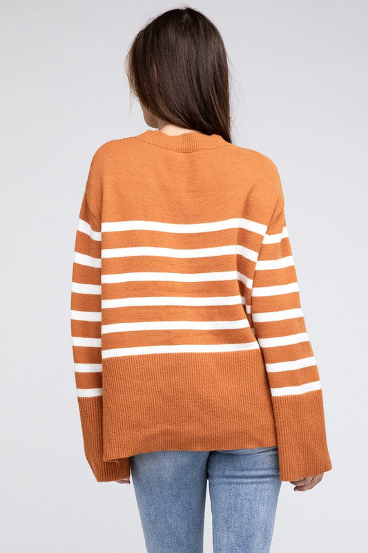 Bibi Falling For You Striped Sweater