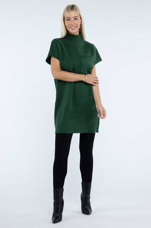 Zenana Sweater Mini Dress (Multiple Colors!)