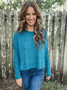 Zenana Ribbed Cropped Sweater