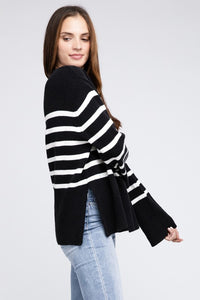 Bibi Falling For You Striped Sweater