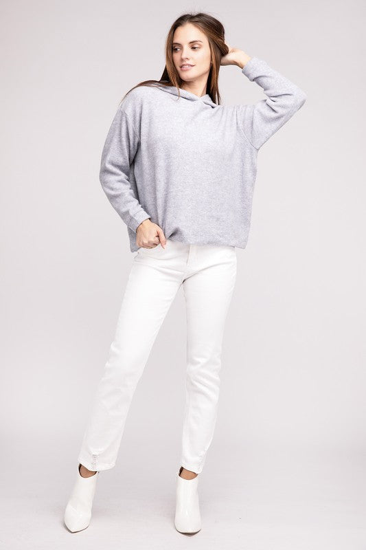 Zenana Brushed Hacci Sweater (Multiple Colors!)