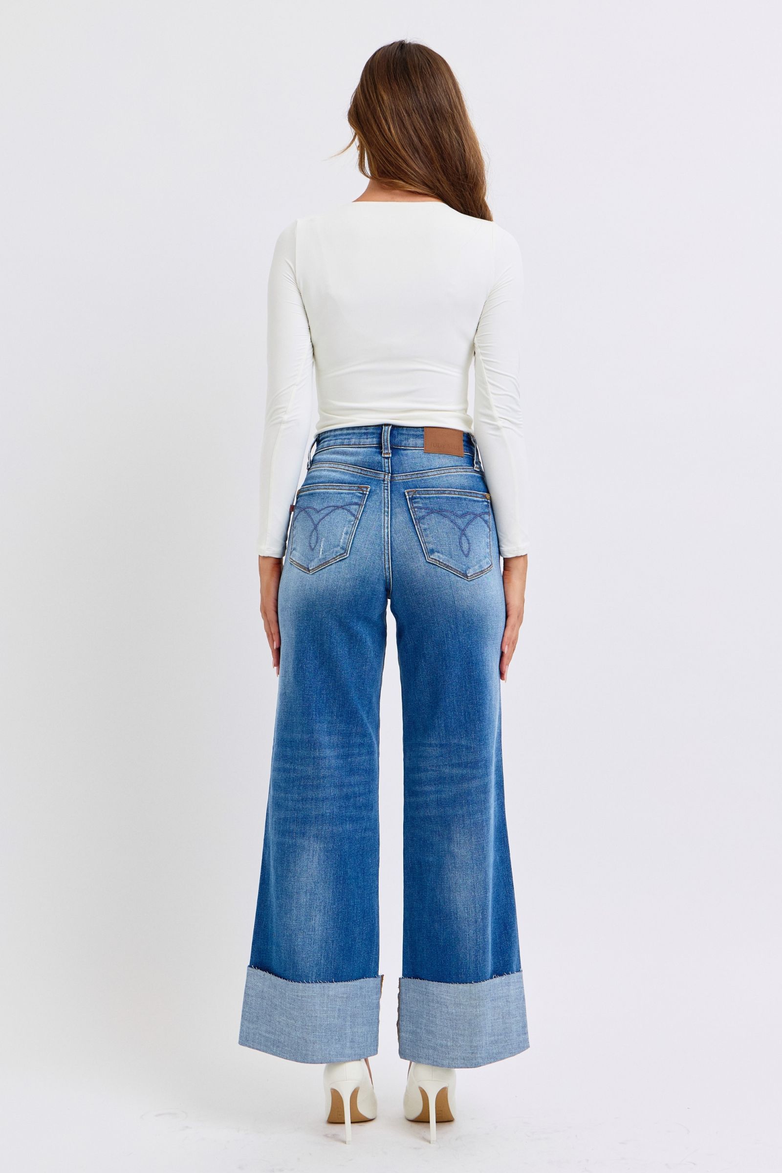 Judy Blue Camille Wide Leg Jeans