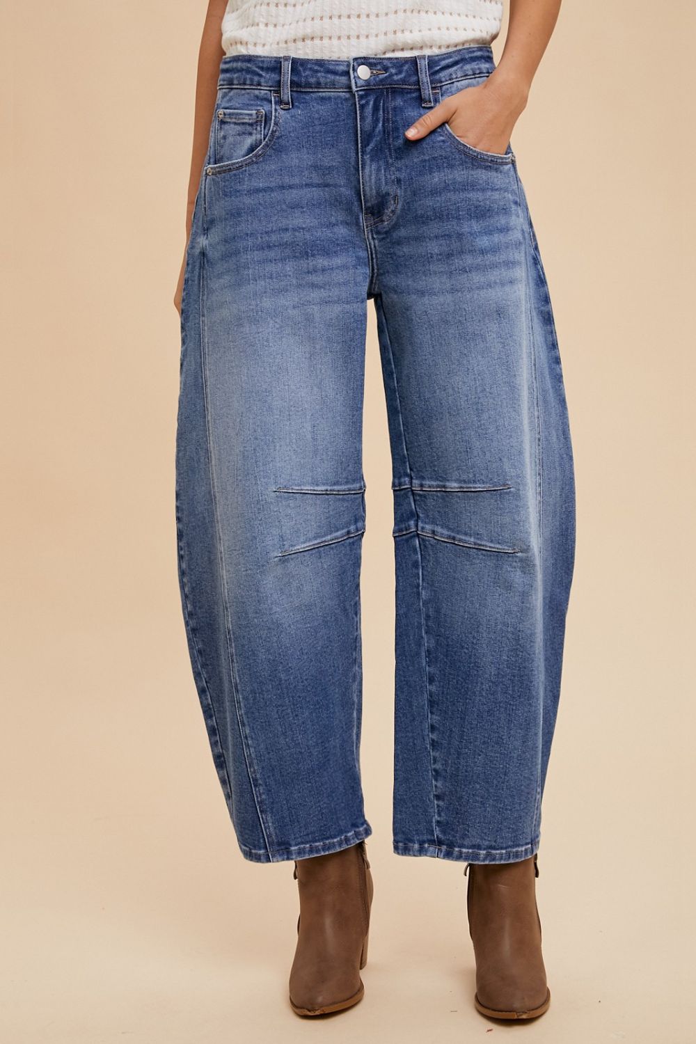 Annie Wear Barrel Leg Jeans