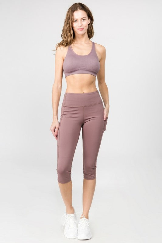 Yelete Workout Capri Leggings