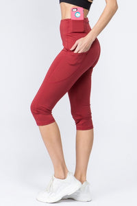 Yelete Workout Capri Leggings