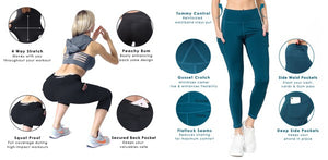 Yelete Workout Capri Leggings